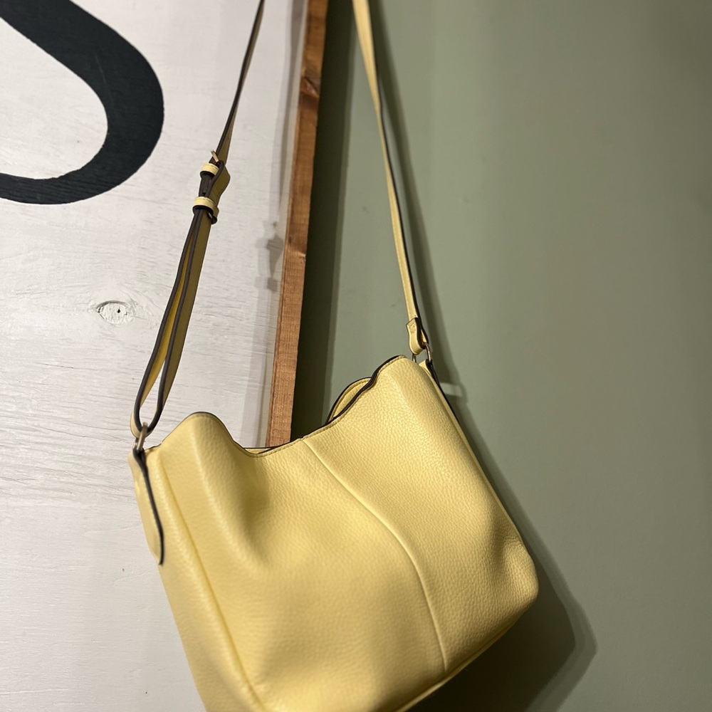 a new day Butter Yellow Shoulder Bag - Picture 1 of 13